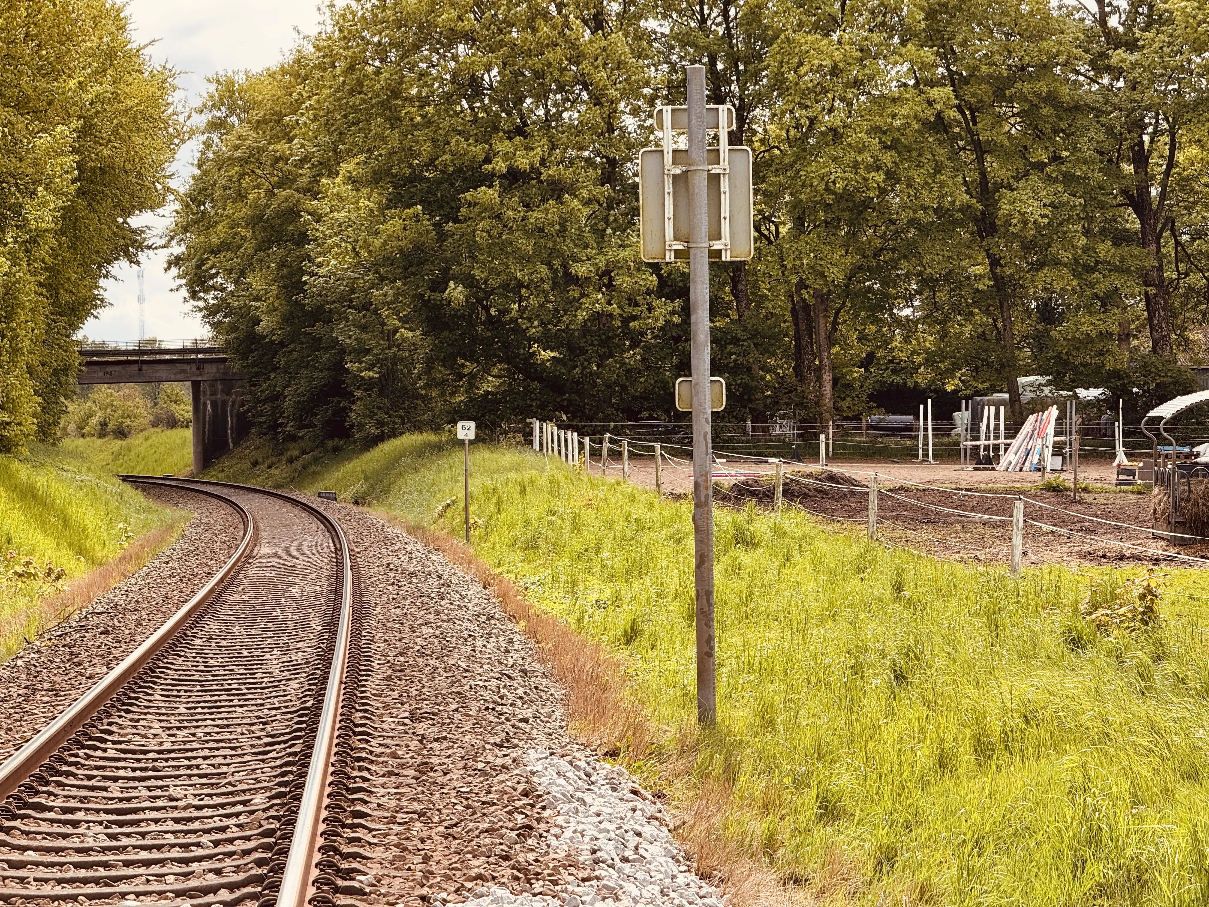 Billede af Søby Trinbræt - Trinbræt er nedrevet, men Søby Trinbræt har ligget her.