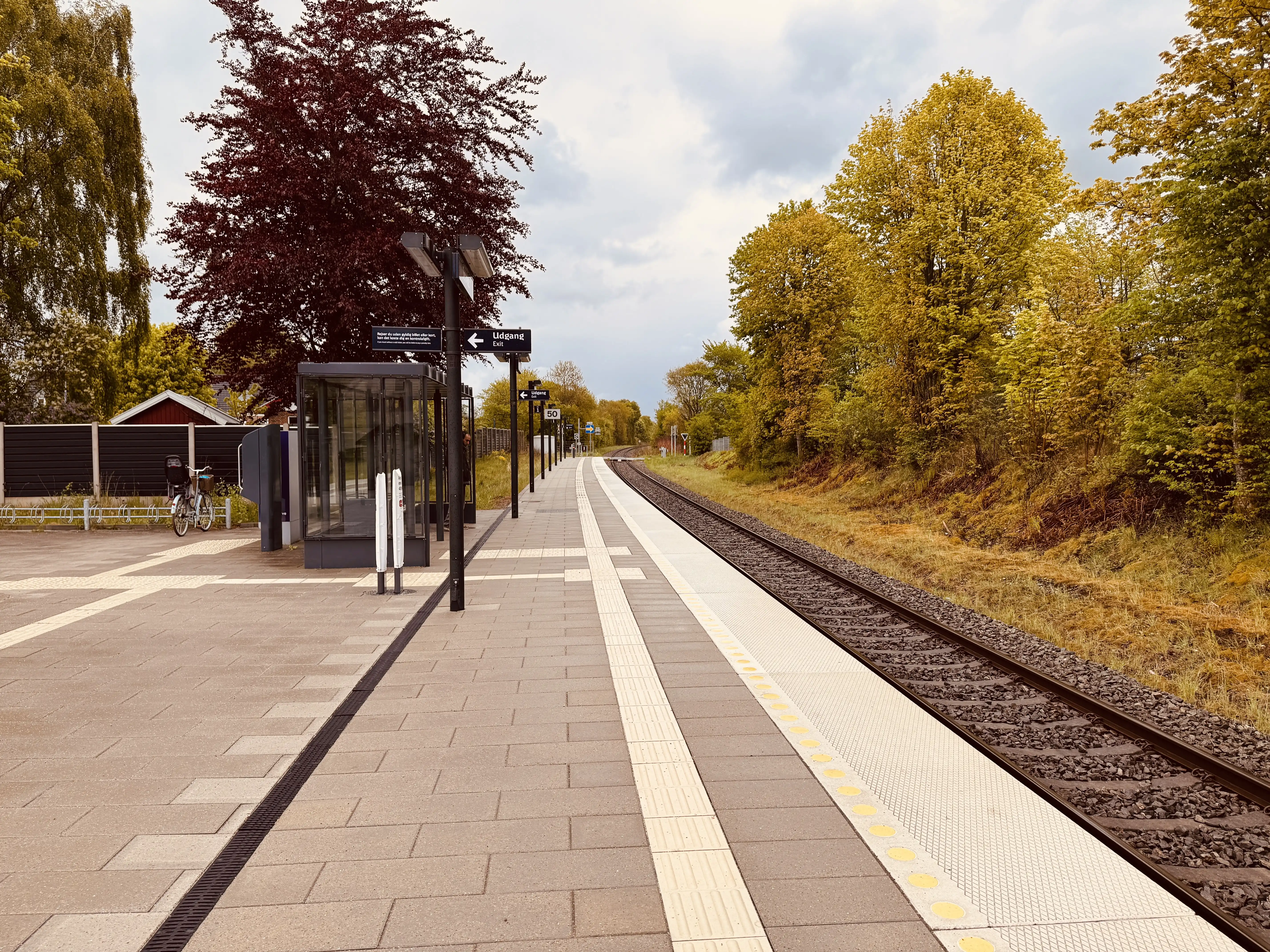 Billede af Sparkær Station.