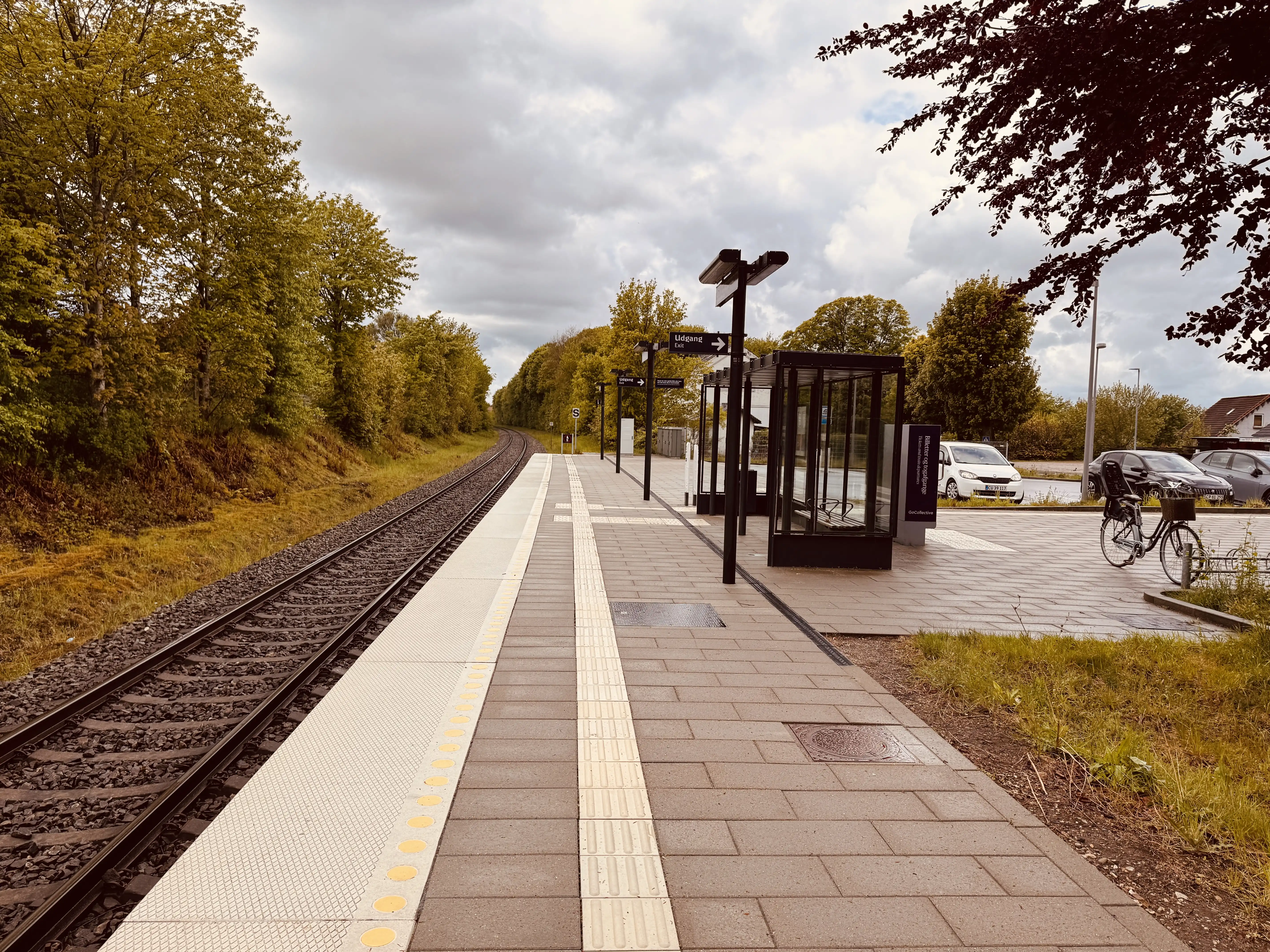 Billede af Sparkær Station.