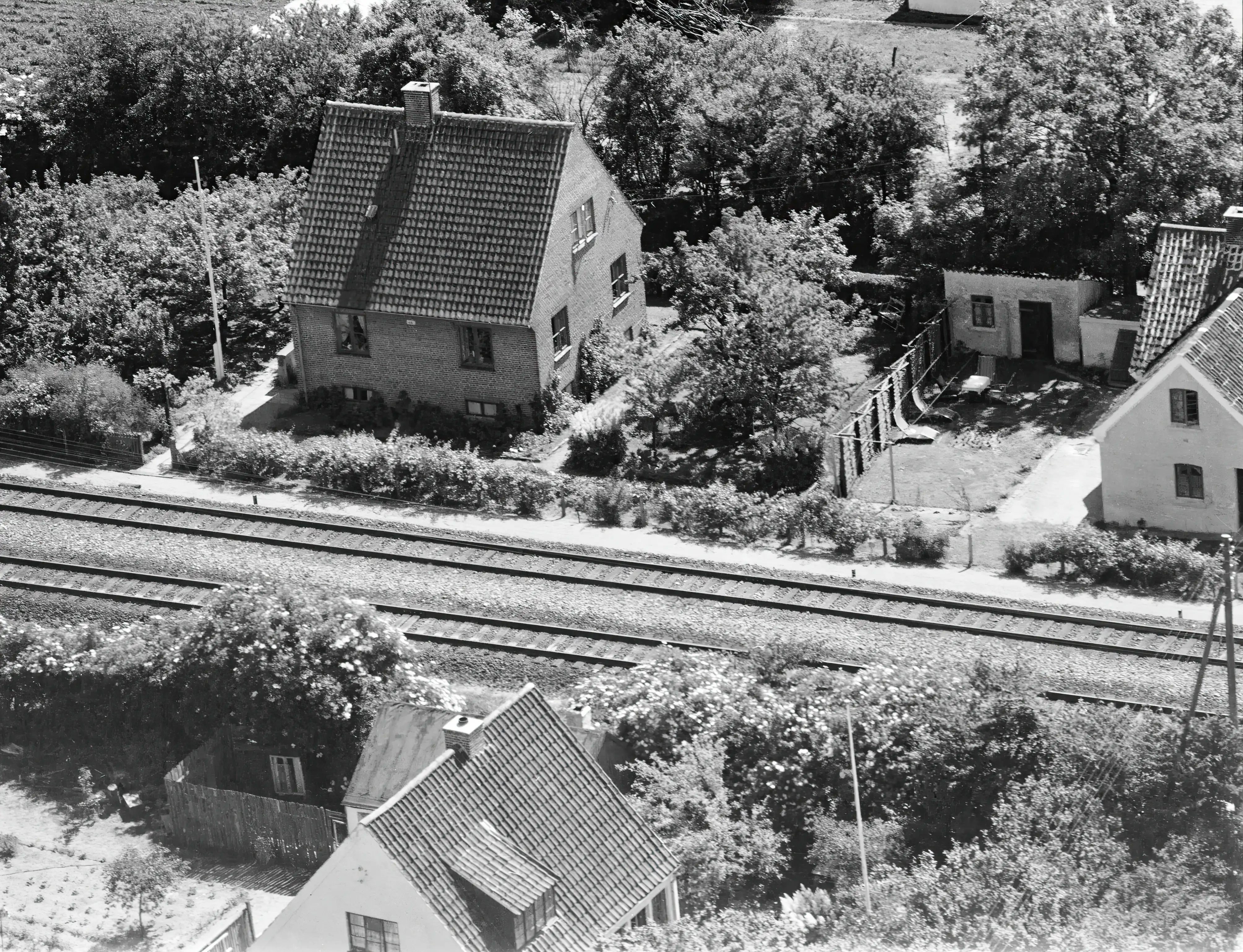 Billede af Skalborgs første station. Billede af Skalborgs første station.