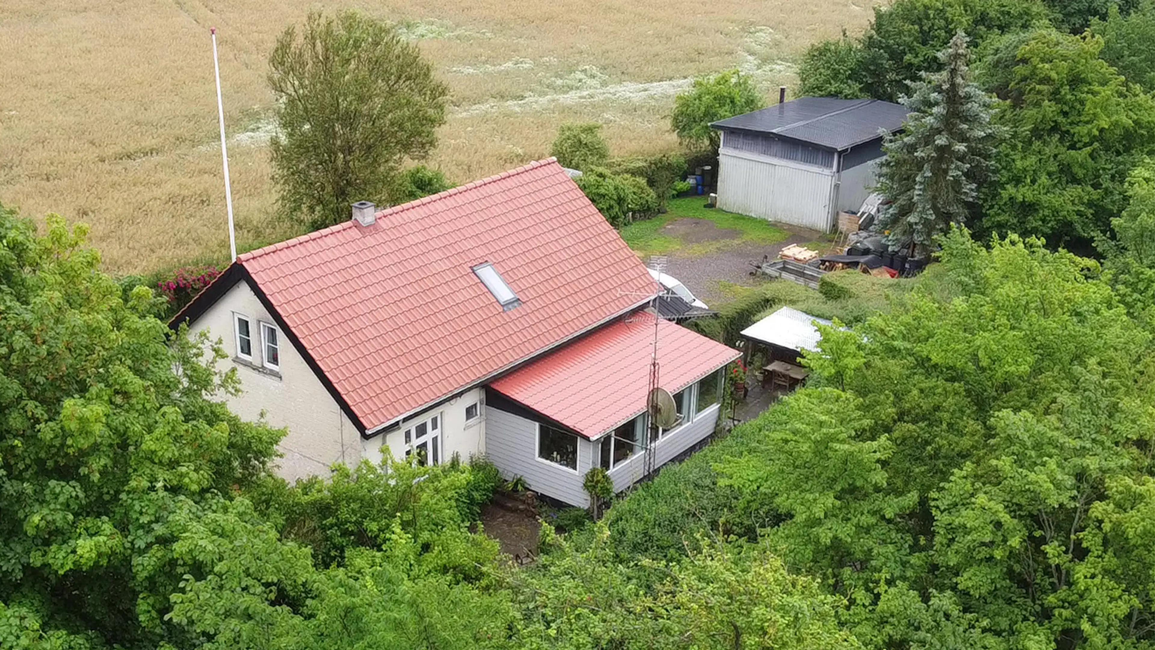 Billede af Bursø Station set fra nordvest.