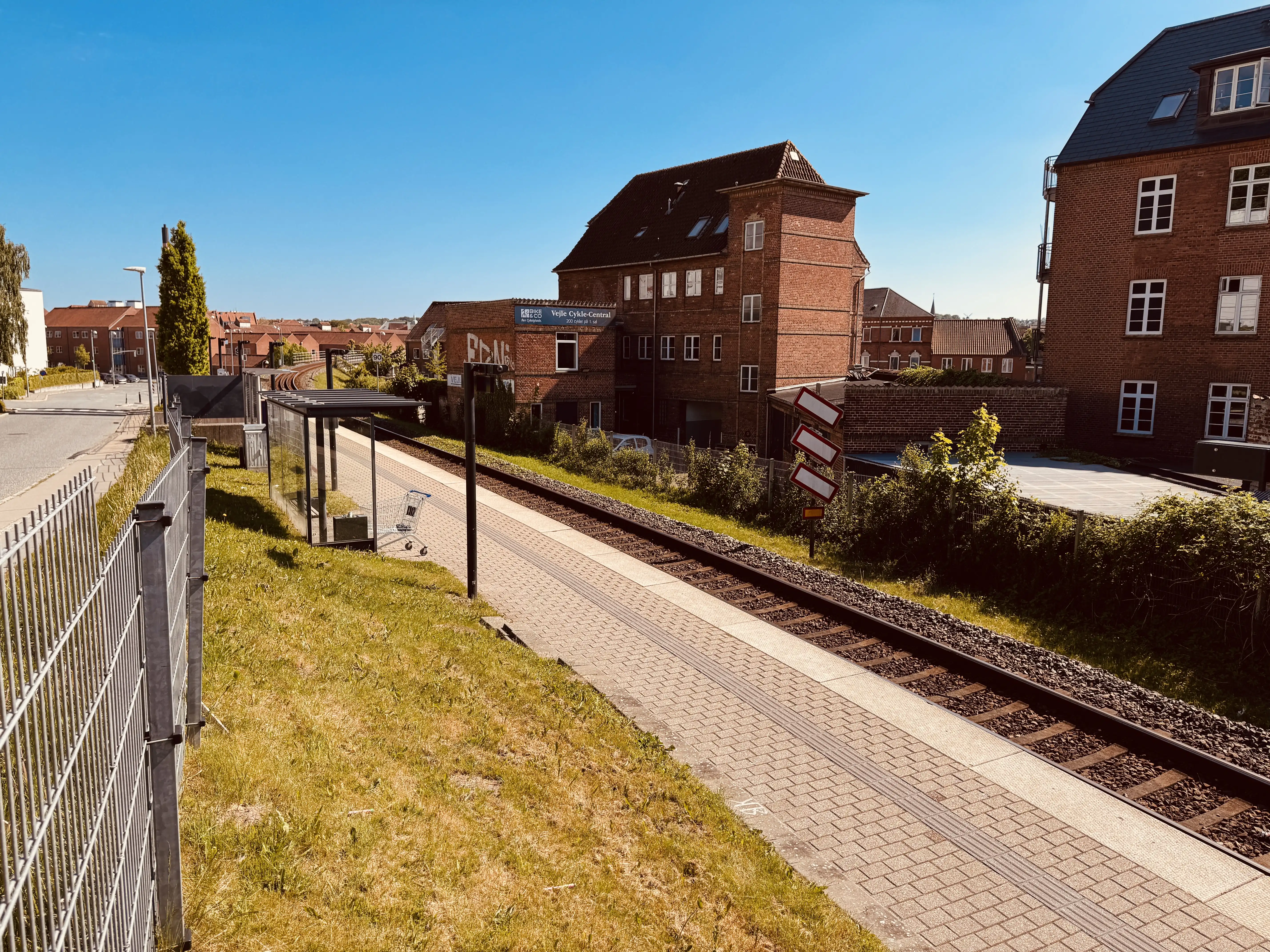 Billede af Vejle Sygehus Station. Billede af Vejle Sygehus Station.