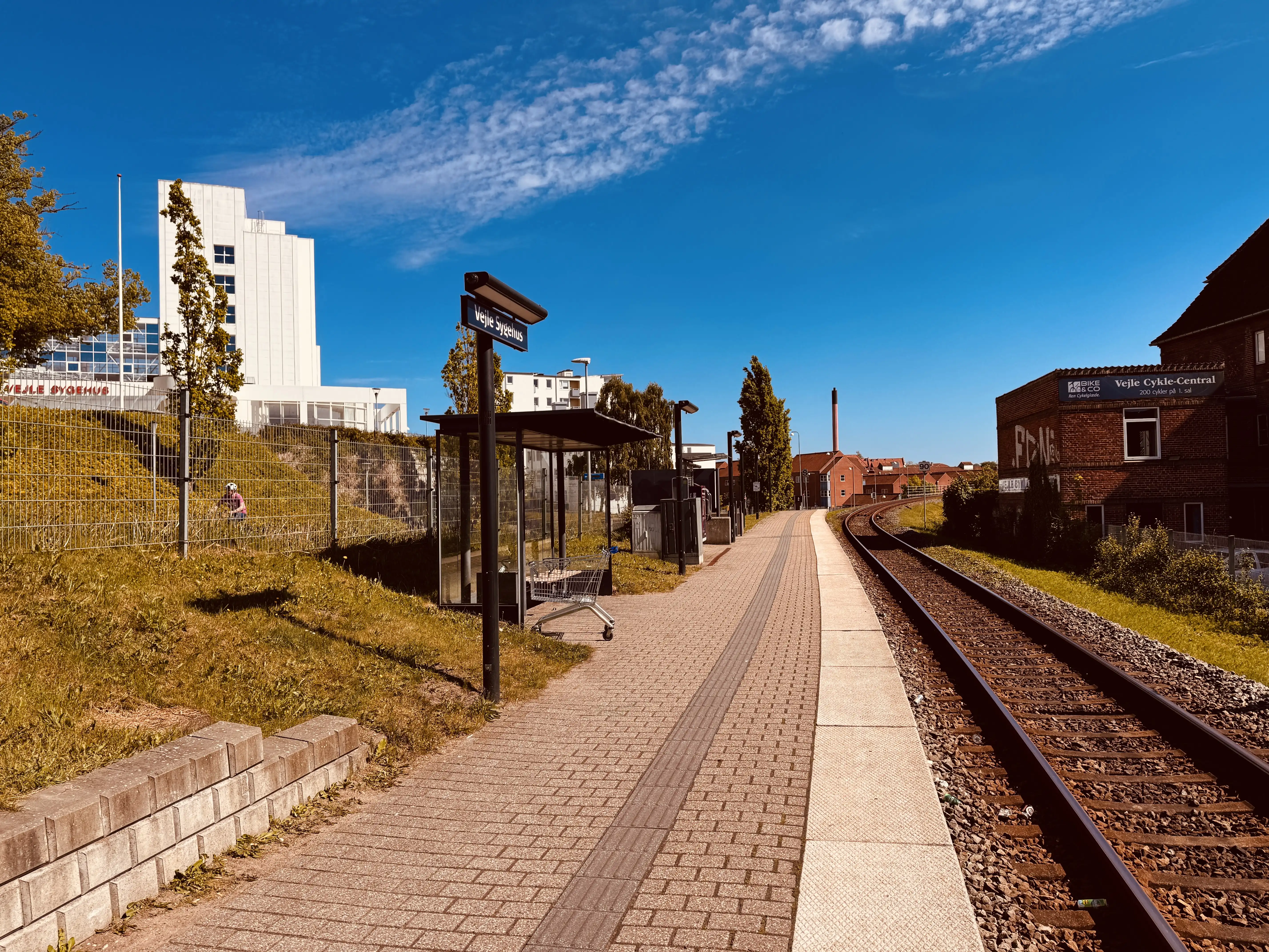 Billede af Vejle Sygehus Station. Billede af Vejle Sygehus Station.