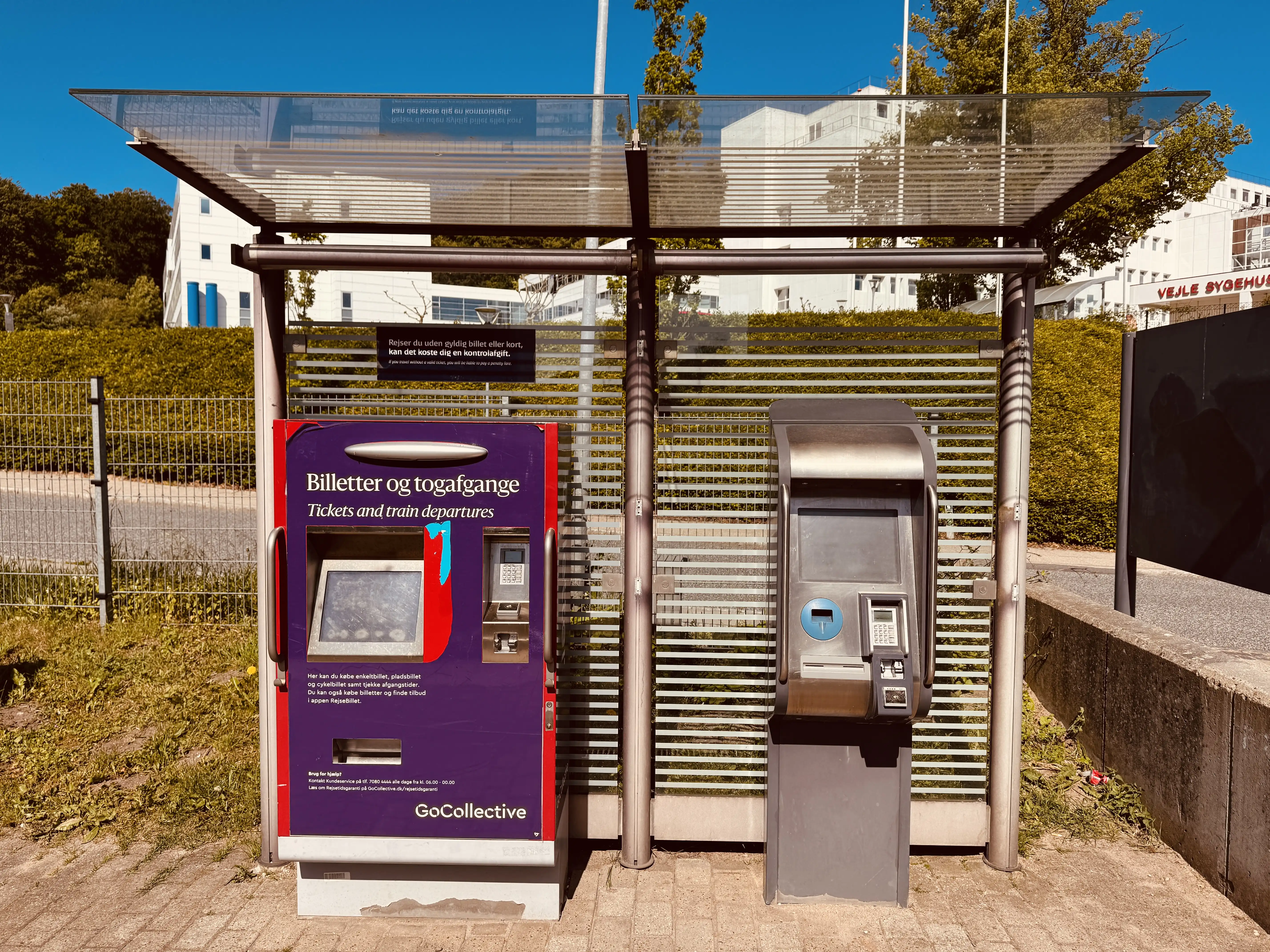 Billede af Vejle Sygehus Station. Billede af Vejle Sygehus Station.