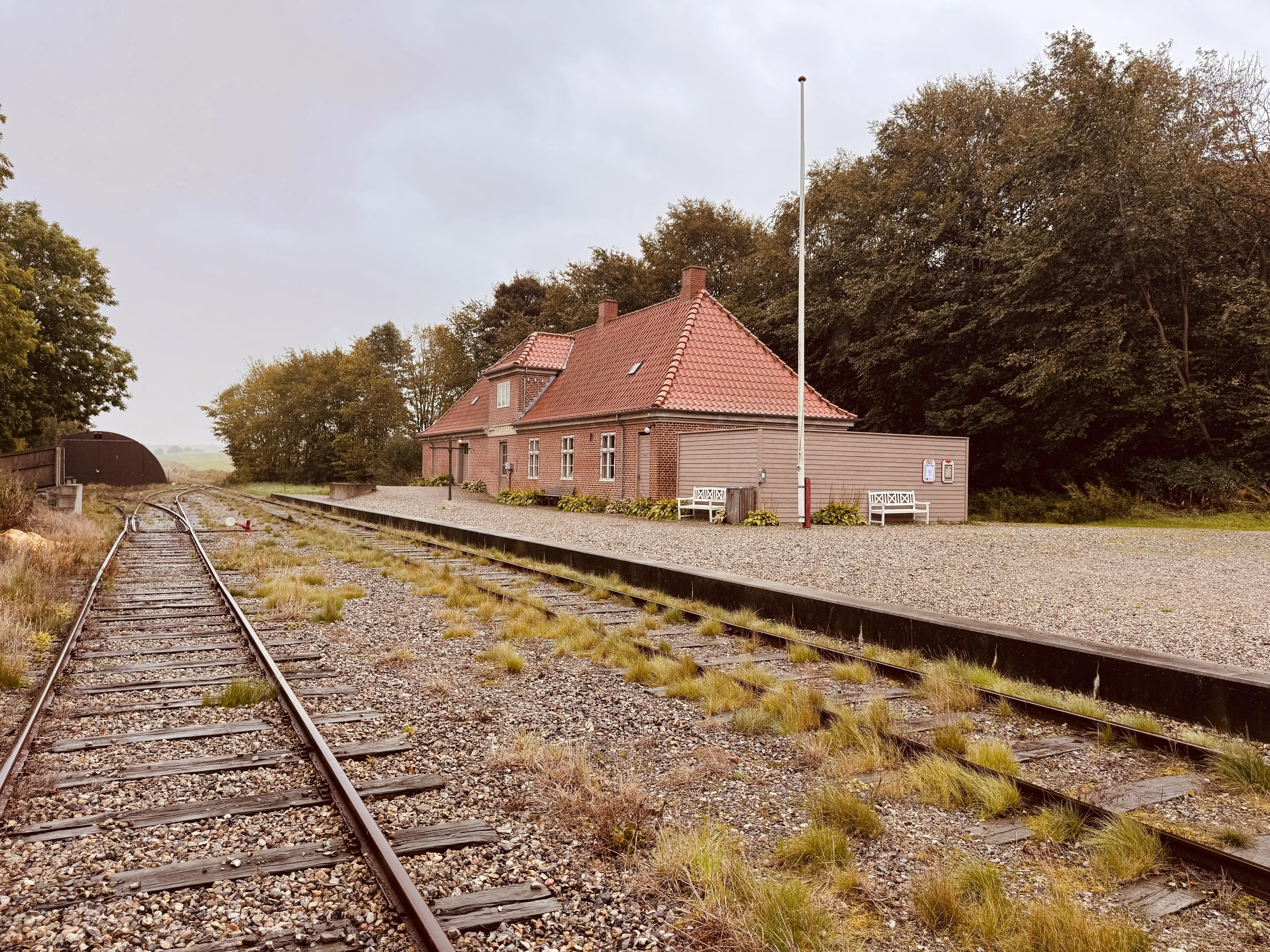 Billede af Handest Station.