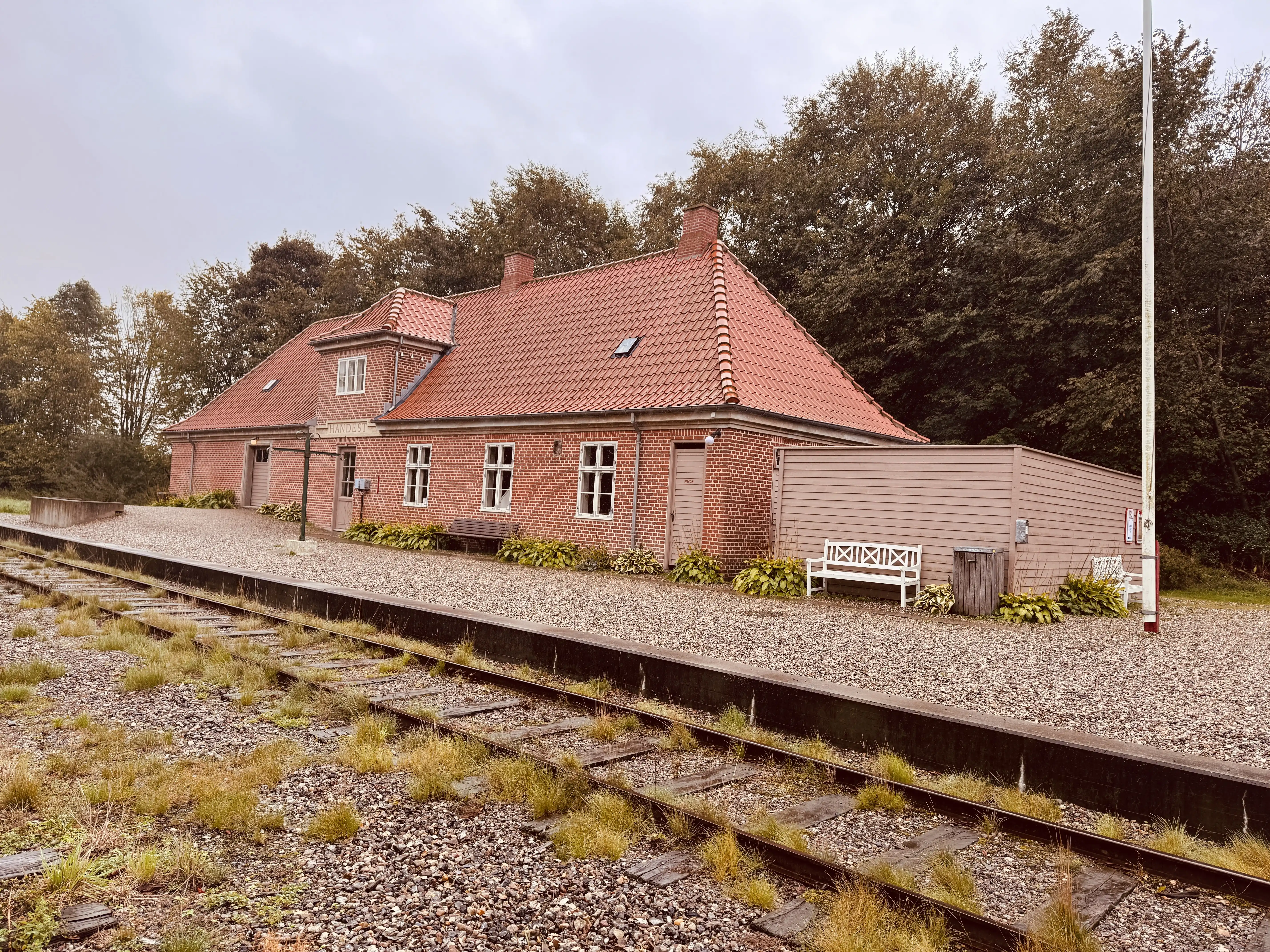 Billede af Handest Station.