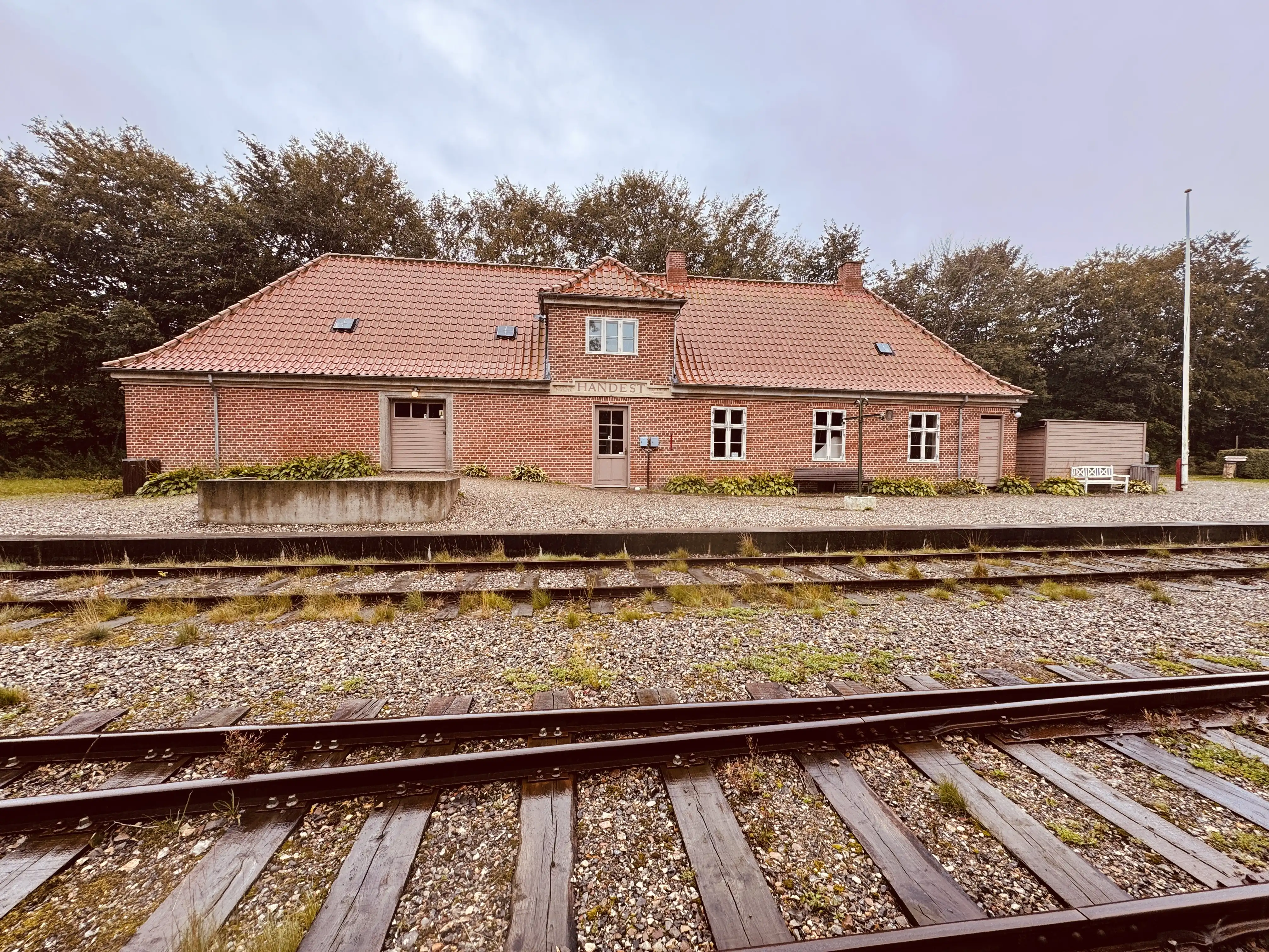 Billede af Handest Station.
