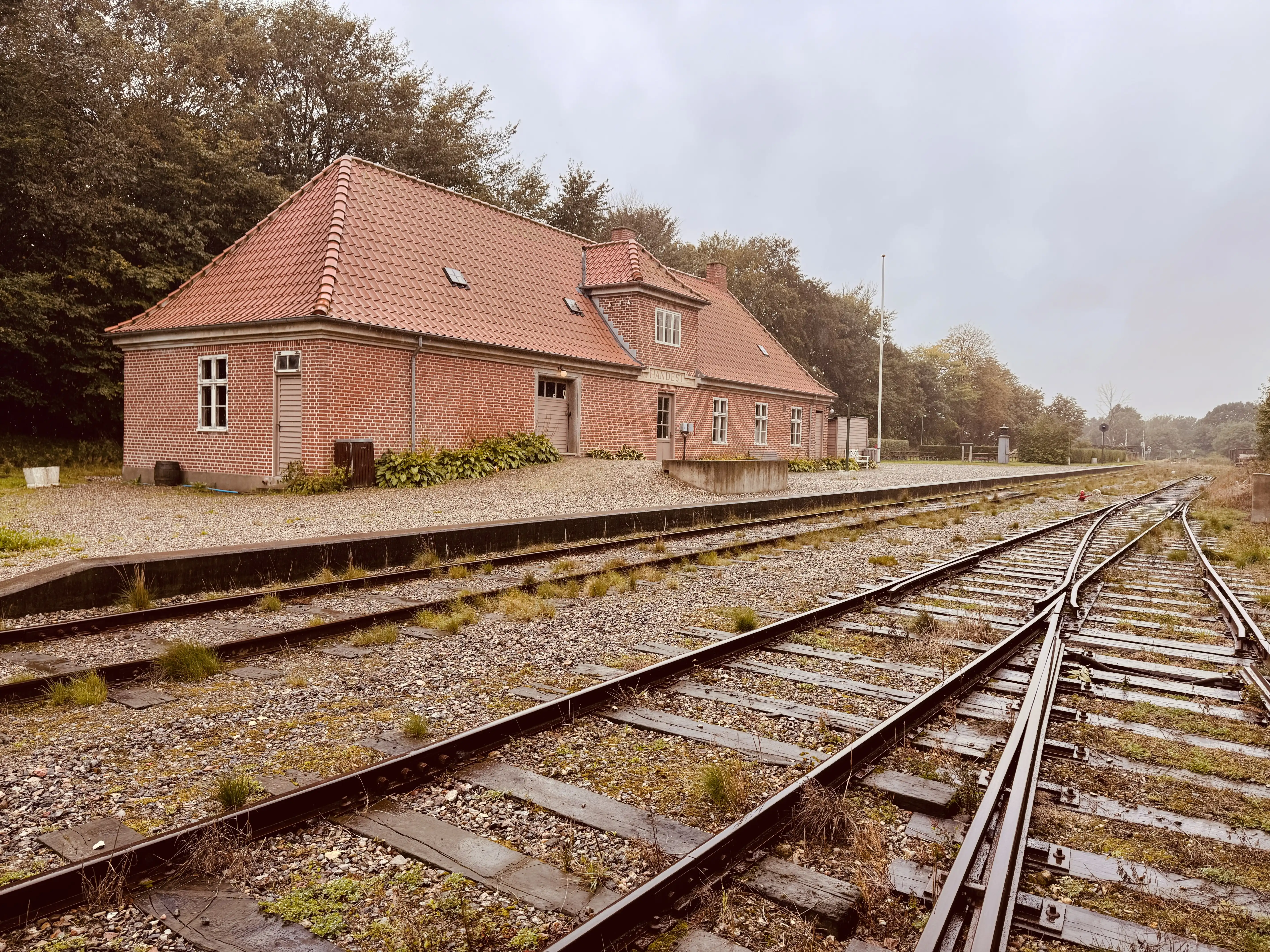 Billede af Handest Station.