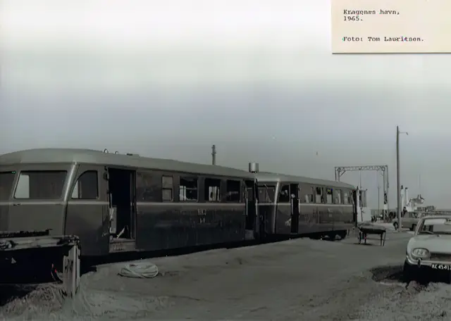 Billede af Kragenæs Station - havne sporet.