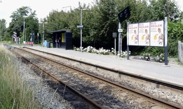 Billede af Vestre Strandallé Station.