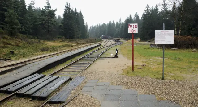Billede af Vrads Station.