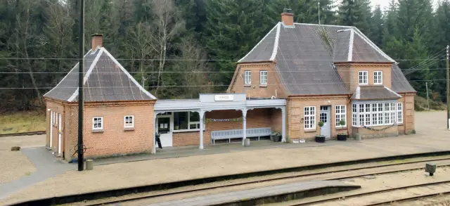 Billede af Vrads Station.