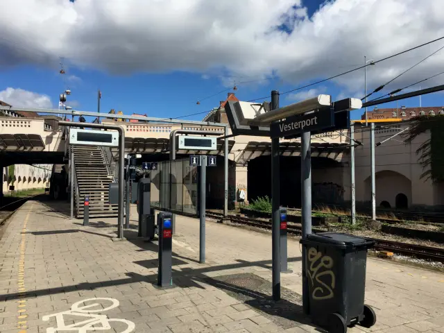 Billede af Vesterport Station.