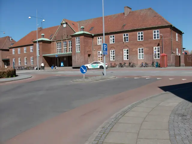 Billede af Nakskov Station.