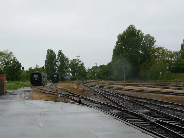 Billede af Nakskov Station.