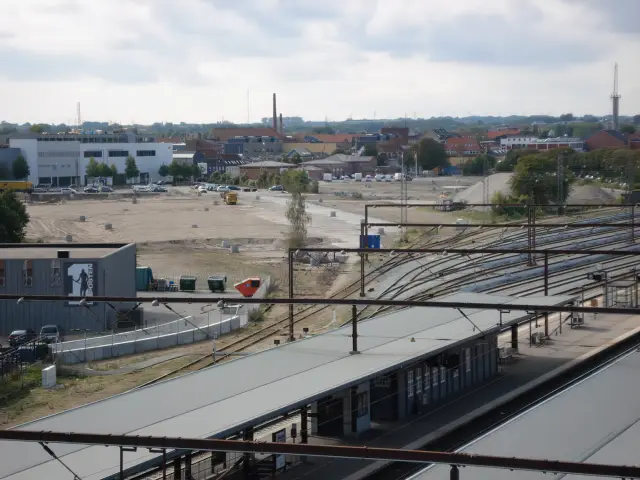 Billede af Odense Banegård Center.