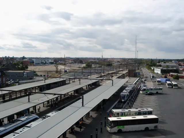 Billede af Odense Banegård Center.