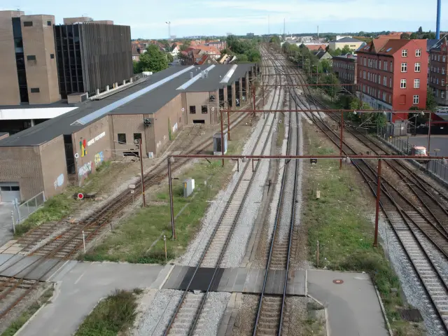 Billede af Odense Banegård Center.
