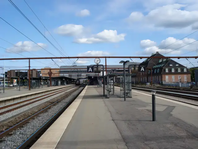 Billede af Odense Banegård Center.