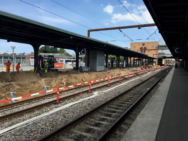 Billede af Odense Banegård Center.