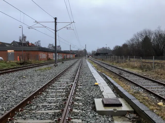 Billede af Ryomgård Station.