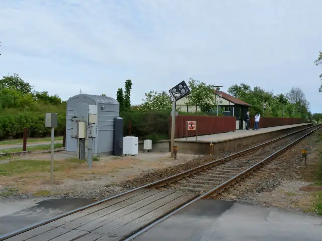Billede af Avnede Station.