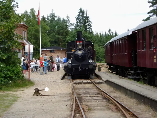 Billede af Vrads Station.