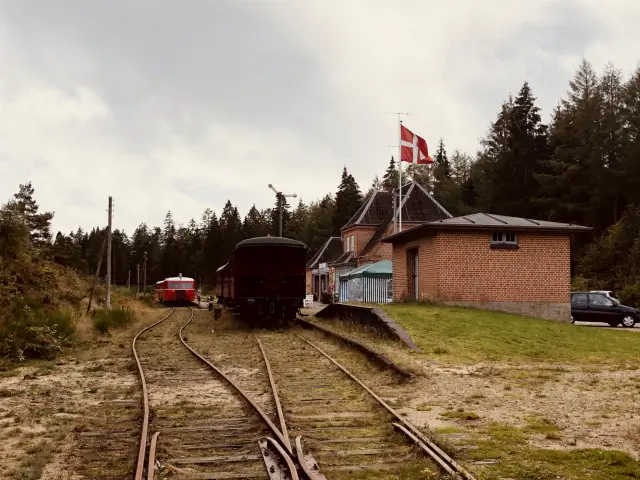 Billede af Vrads Station.