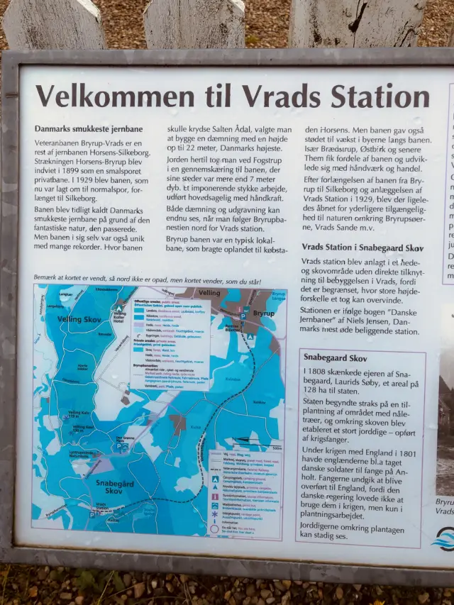 Billede af Vrads Station.
