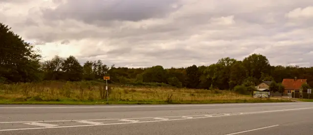 Billede af Stubbæk Stationskro, som lå ved den nu nedrevet Lundsbjerg kro.