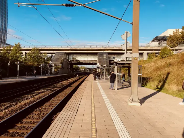 Billede af Ørestad Station.