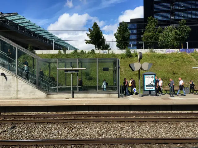 Billede af Ørestad Station.