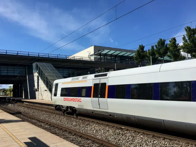 Billede af Ørestad Station.