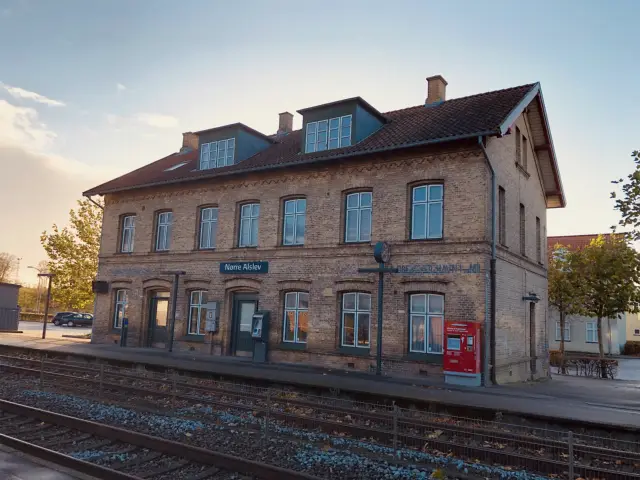 Billede af Nørre Alslev Station.