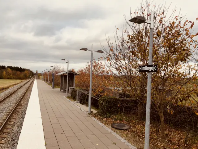 Billede af Himlingøje Station.