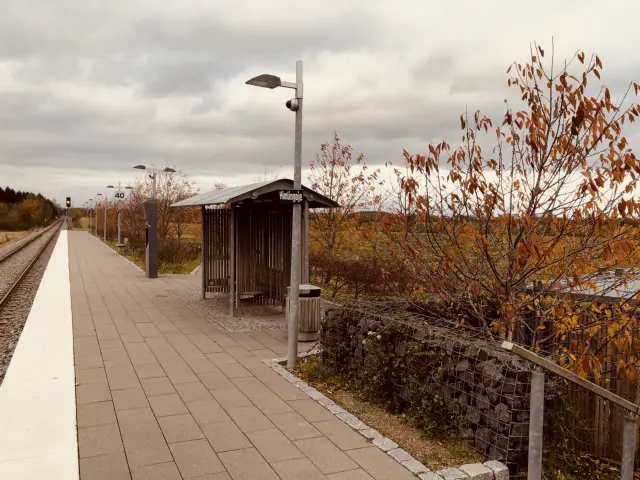 Billede af Himlingøje Station.