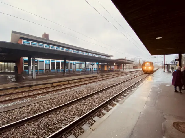 Billede af Vojens Station.
