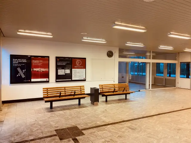 Billede af Vojens Station.
