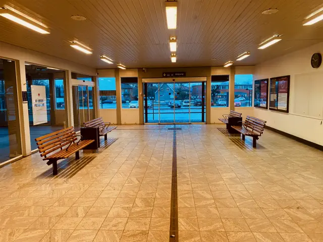 Billede af Vojens Station.