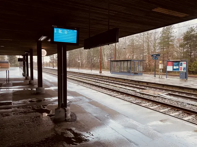 Billede af Vojens Station.