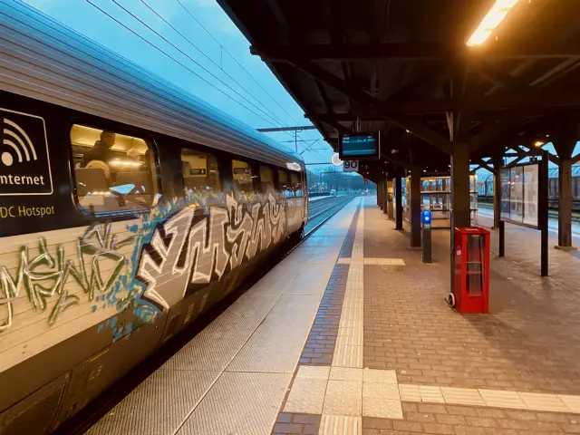 Billede af Kolding Banegård.