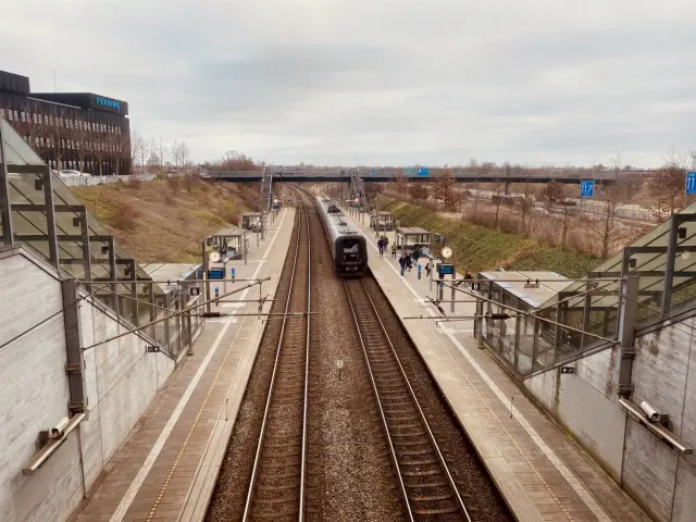 Billede af Ørestad Station.