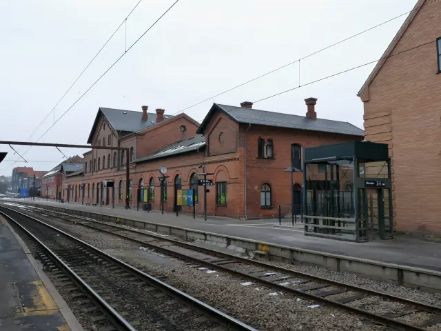 Billede af Slagelse Station.