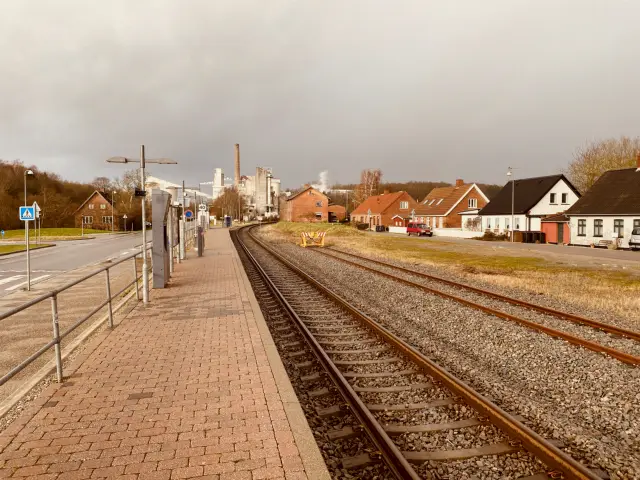 Billede af Faxe Syd Station.