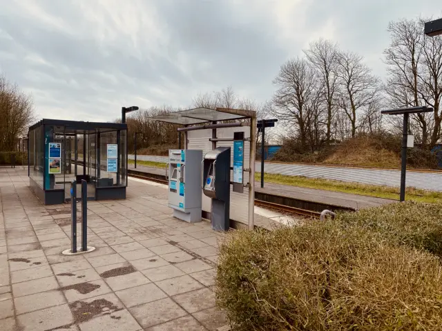Billede af Bredebro Station.