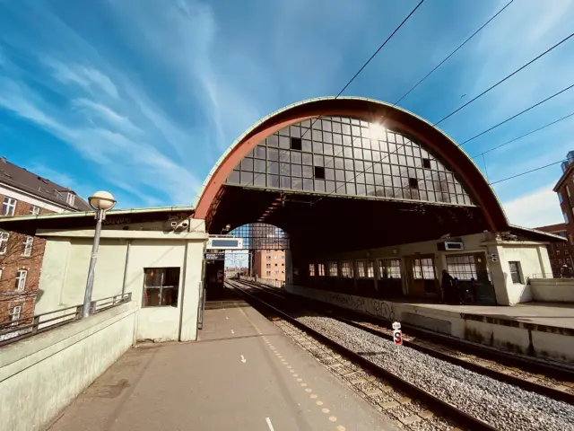 Billede af Nørrebro S-togsstation.