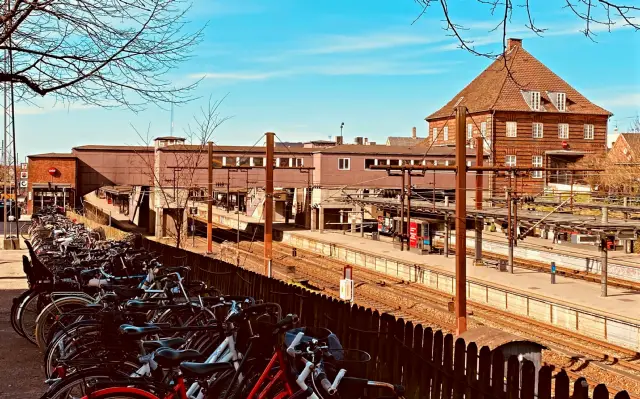 Billede af Valby Station.