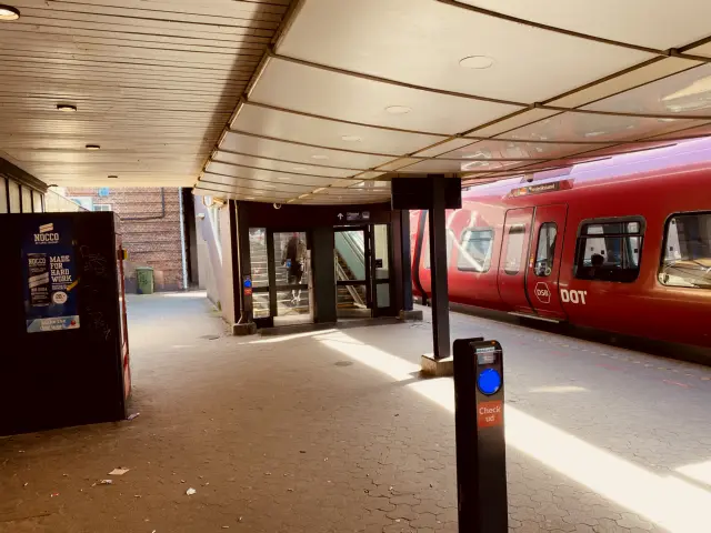 Billede af Valby Station.