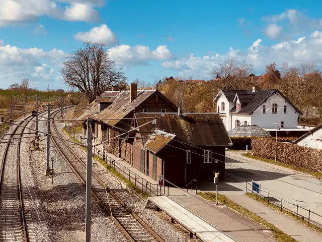 Billede af Veksø Station.