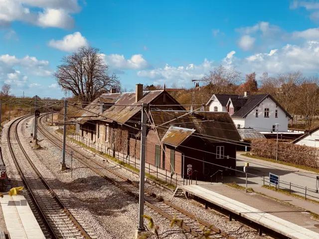 Billede af Veksø Station.